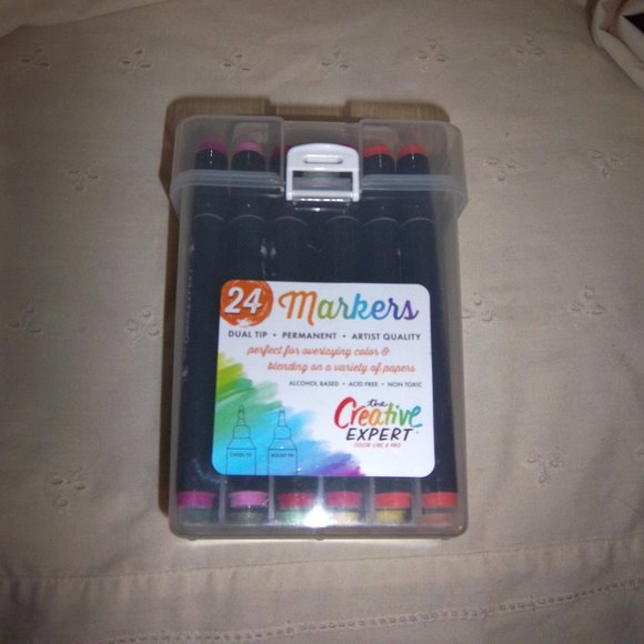 24 alcohol markers + case ~ Creative Expert - Picture 2 of 2